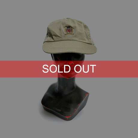 【DEAD STOCK】90'S TOMMY HILFIGER EMBLEM LOGO CAP