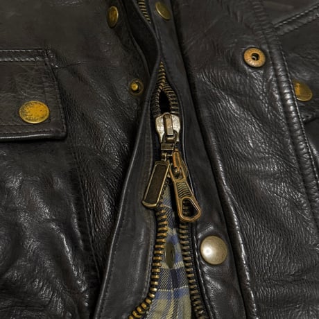 【USED】90's Belstaff PANTHER MOTORCYCLE LEATHER JACKET