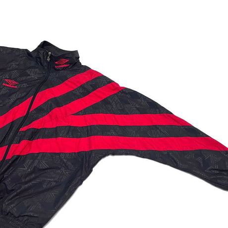 【USED】90'S OLD UMBRO BIG LOGO NYLON JACKET