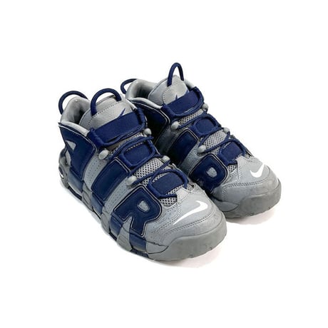 【USED】NIKE AIR MORE UPTEMPO '96 Cool Grey/ White-Midnight Navy