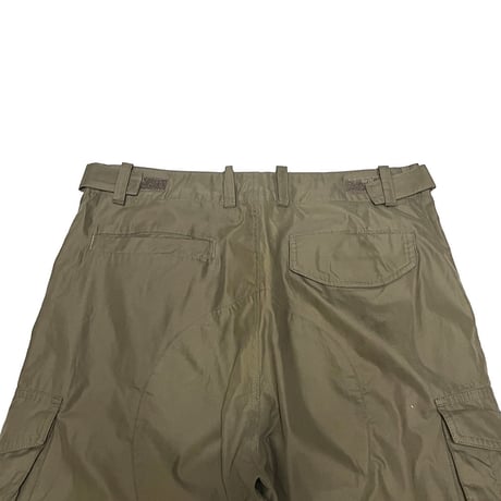 【USED】00's STUSSY MIXED FIBER 8-POCKET CARGO PANTS