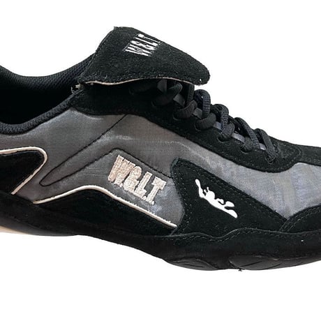 【DEAD STOCK】90'S W.&L.T. DRIVING SNEAKERS GRAY × BLACK