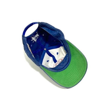 【USED】90'S STUSSY TECHNO LOGO CAP