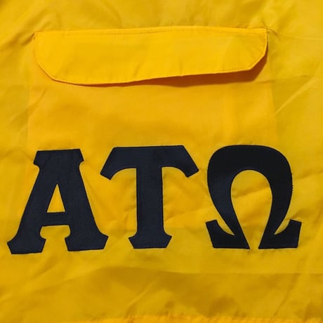 【USED】80'S ALPHA TAU OMEGA NYLON ANORAK
