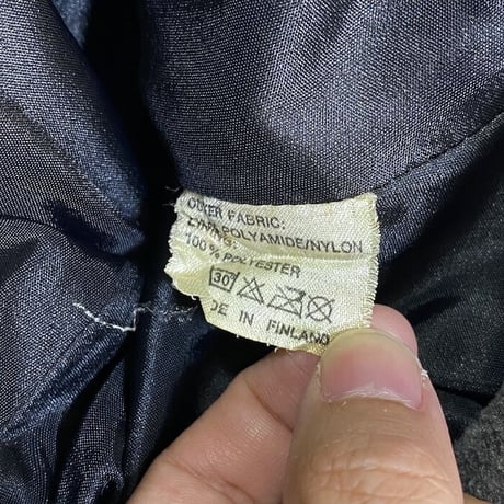 【USED】90'S FOX NYLON BIKER JACKET MADE IN FINLAND