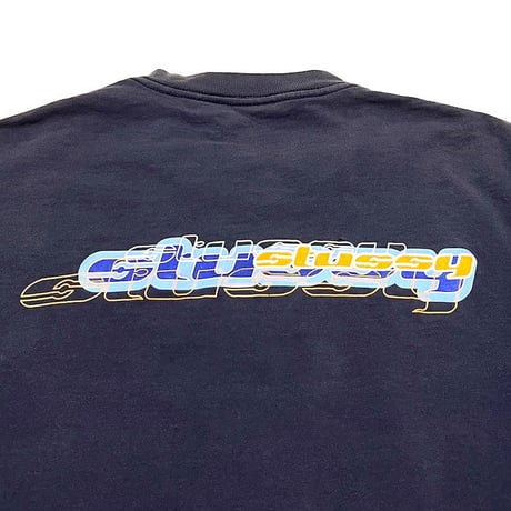 【USED】90'S STUSSY GRAPHIC T-SHIRT