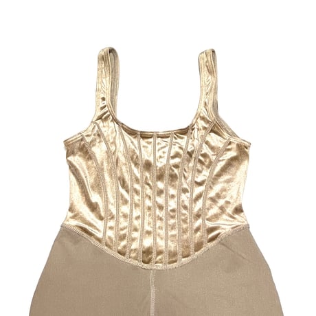 【USED】80's BODY SUIT BEIGE