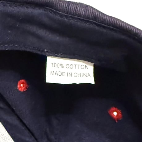 【USED】90's-00's Arsenal FC Embroidered Crest Cotton Cap Navy