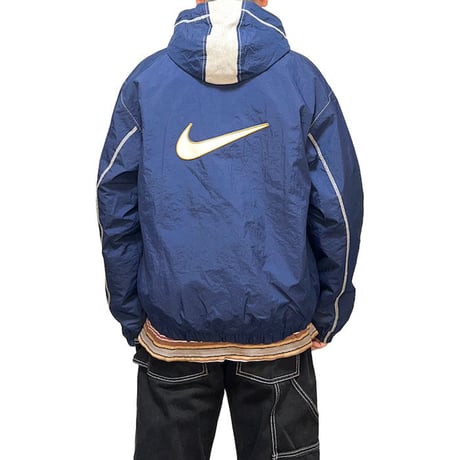 【USED】90'S NIKE OLD SCHOOL HOODED ZIP JACKET