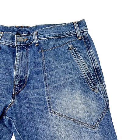 【USED】90'S-00'S EURO LEVI'S ENGINEERED DRAPING DENIM PANTS