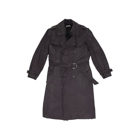 【USED】RAF SIMONS 2001-2002AW "Riot Riot Riot" WAXED TRENCH COAT