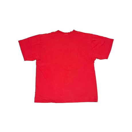 【USED】00'S NIKE Y2K TECHNO TYPE LOGO T-SHIRT RED