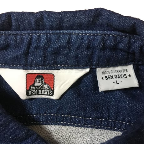 【USED】BEN DAVIS BLEACH SHIRT