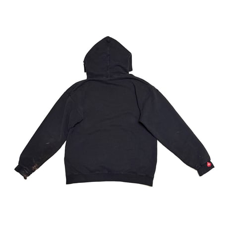 【USED】00's Poker Stars.com Sweat Hoodie Faded Black