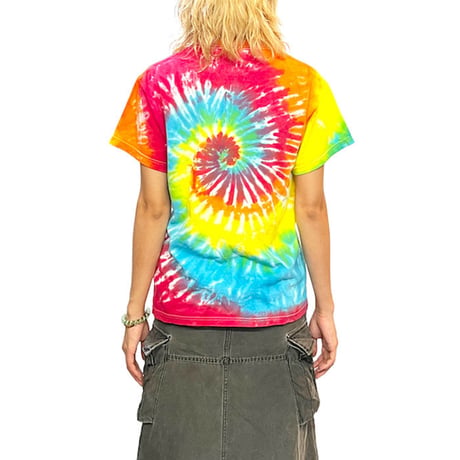 【USED】00'S SMILEY TIE DYE T-SHIRT