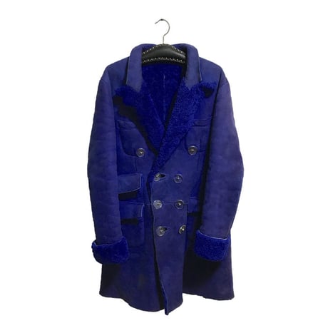 【USED】90'S VIVIENNE WESTWOOD GOLD LABEL MEN'S MOUTON COAT PURPLE