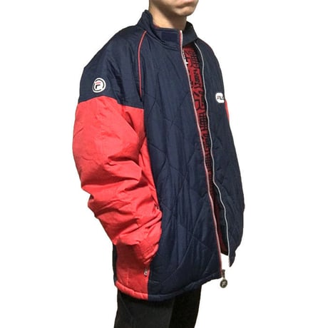 【USED】90'S FILA  QUILTING JACKET
