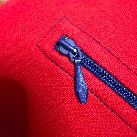 【USED】80's adidas Trefoil Half-Zip Track Top Red/Navy Made in Yugoslavia
