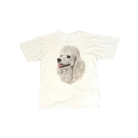 【USED】90's-00's Robert J May STANDARD POODLE T-SHIRT