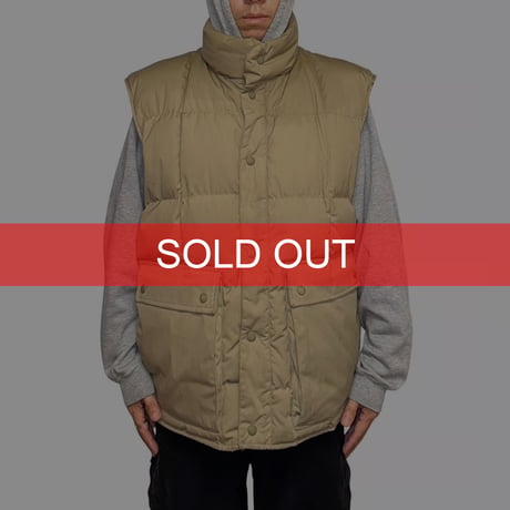 【USED】90's Eddie Bauer Goose Down Vest Made in USA