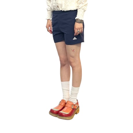 【USED】00's adidas CLIMALITE RUNNING SHORTS NAVY