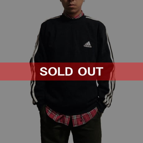 【DEAD STOCK】90'S ADIDAS 3-STRIPES SWEATSHIRT