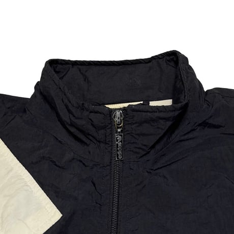 【USED】80'S-90's adidas NYLON JACKET BLACK MADE IN TAIWAN