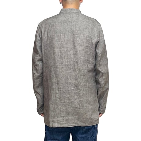 【USED】90's agnès b. HOMME LINEN JACKET GRAY