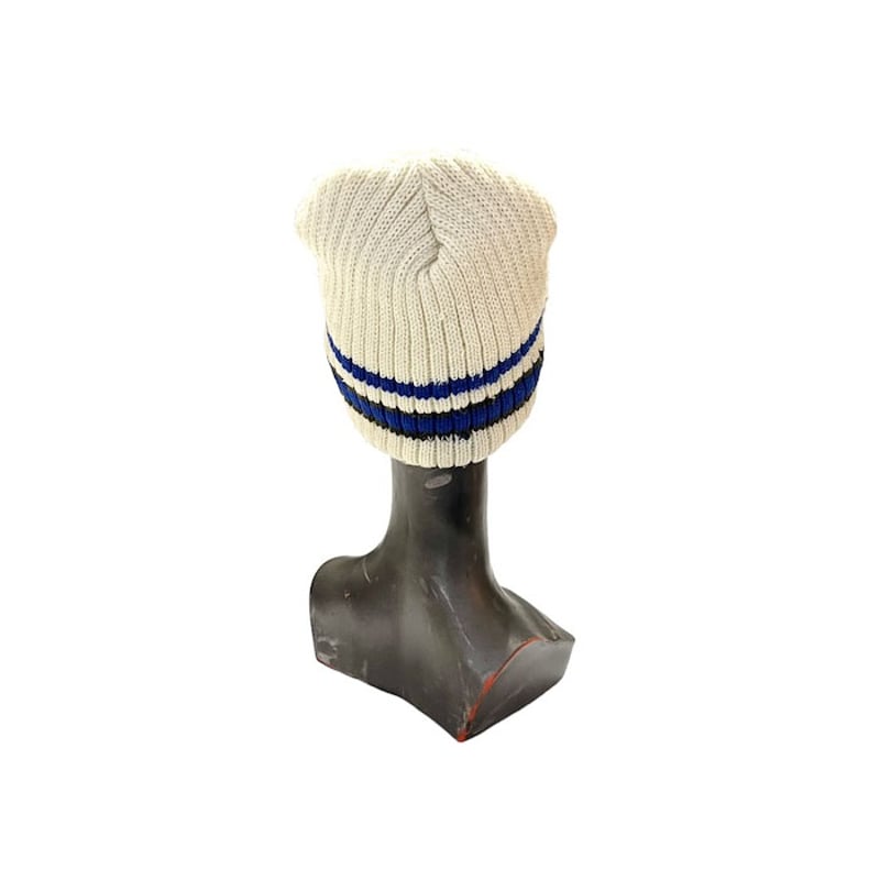 USED】90's STUSSY LINE KNIT BEANIE | KONBINI USED】90's STUSSY LINE KNIT BEANIE | KONBINI