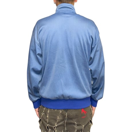 【USED】80's EURO asics TRACK JACKET BLUE