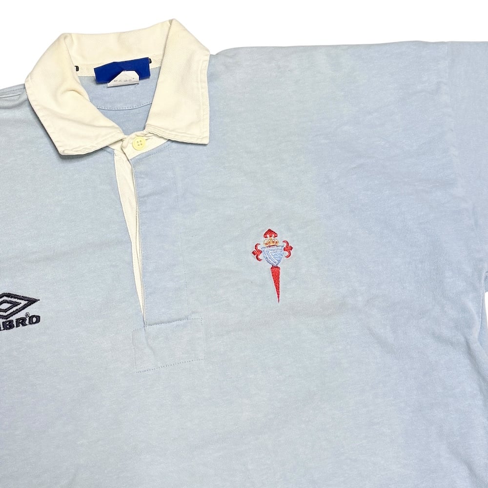 USED】90's UMBRO Celta de Vigo Rugby Shirt | KO