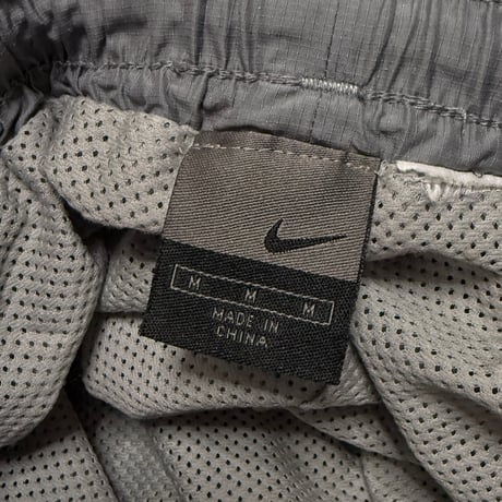 【USED】00's NIKE 3D KNEE POLY TRACK PANTS URBAN GRAY