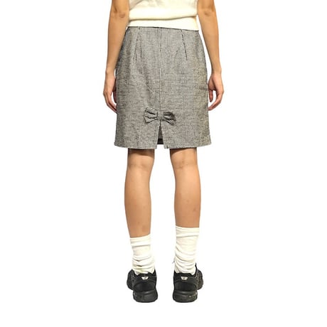 【USED】80'S MY MICHELLE HOUNDSTOOTH SKIRT