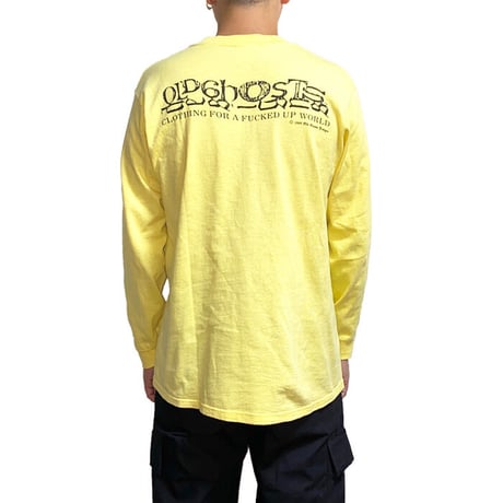 【USED】OLD GHOSTS DESIGNS L/S T-SHIRT "BLACK MASK" (REPLO)