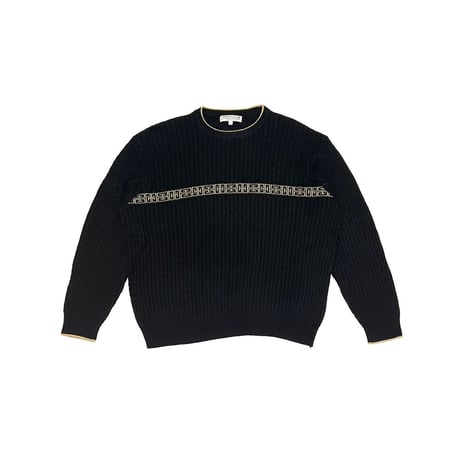 【USED】80's MONSIEUR by GIVENCHY KNIT L/S TOP