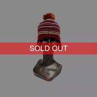 【USED】00's NIKE ACG EAR FLAP BORDER KNIT BEANIE