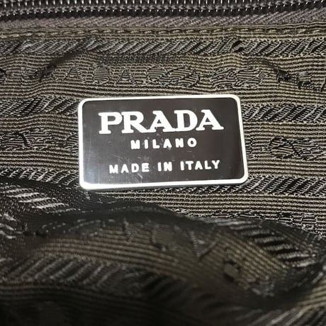 【USED】VINTAGE PRADA NYLON MINI BACKPACK GREEN