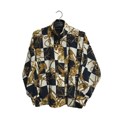 【USED】90'S REVERSIBLE SCARF BLOUSON