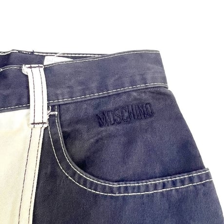 【USED】90'S MOSCHINO JEANS 2TONE PANTS