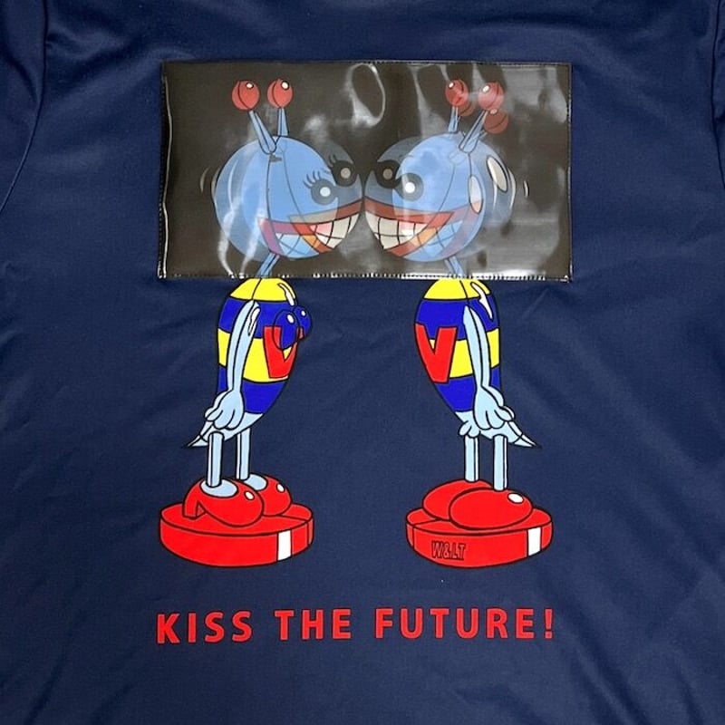 90s w & lt リトルストレンジャー　発光シャツ　パクパクくん　ゴルチェ 90s w & lt リトルストレンジャー 発光シャツ パクパクくん