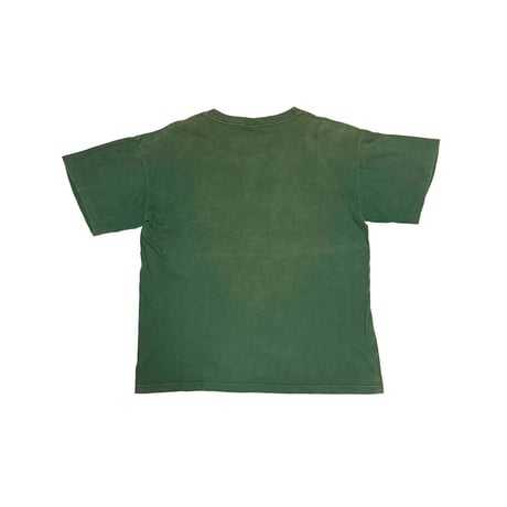 【USED】80's-90's AIRWALK ID Bracelet Logo T-Shirt Faded Green
