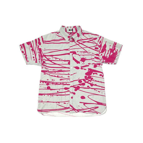 【USED】90'S-00'S FRESHJIVE SPLASH PRINT S/S SHIRT