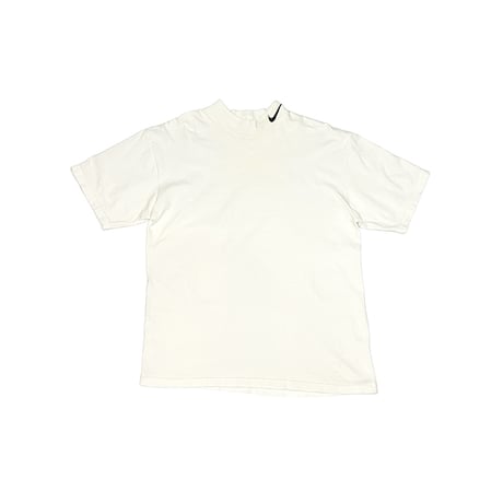 【USED】90s NIKE EMBROIDERED SWOOSH MOCKNECK T-SHIRT