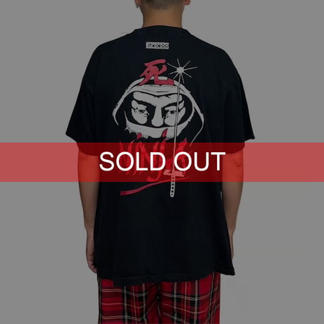 【USED】80's-90's euro ROCK NINJA T-SHIRT