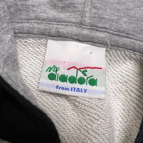 【USED】90's didadora HALF ZIP SWEAT PARKA