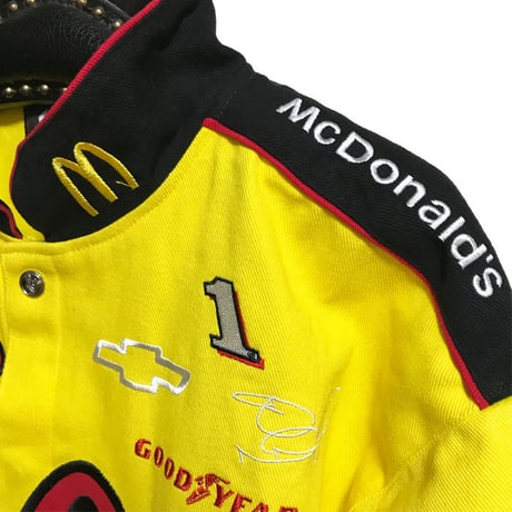 【DEAD STOCK】NASCAR RACING JACKET "MCDONALD'S"