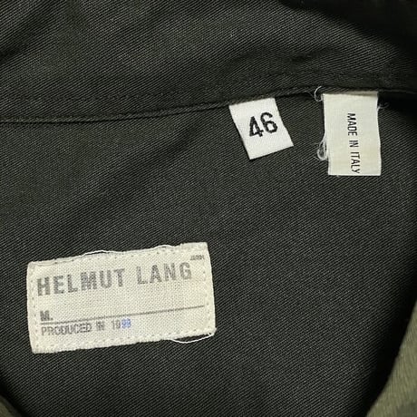 【USED】HELMUT LANG 1998 SHIRT OLIVE GREEN