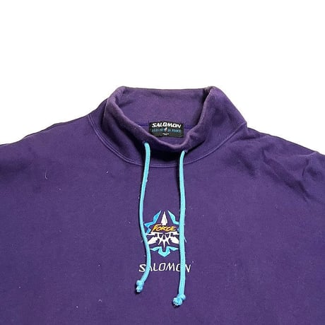 【USED】90'S SALOMON FORCE MOCK NECK L/S T-SHIRT
