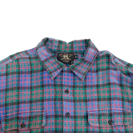 【USED】90'S RRL RALPH LAUREN FLANNEL SHIRT