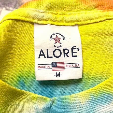 【USED】90's ALICE IN WONDERLAND TIE DYE T-SHIRT